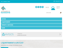 Tablet Screenshot of guissona.cat